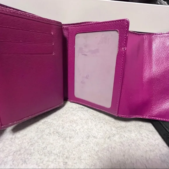 LV Epi Purple Trifold Wallet - Picture 7 of 9